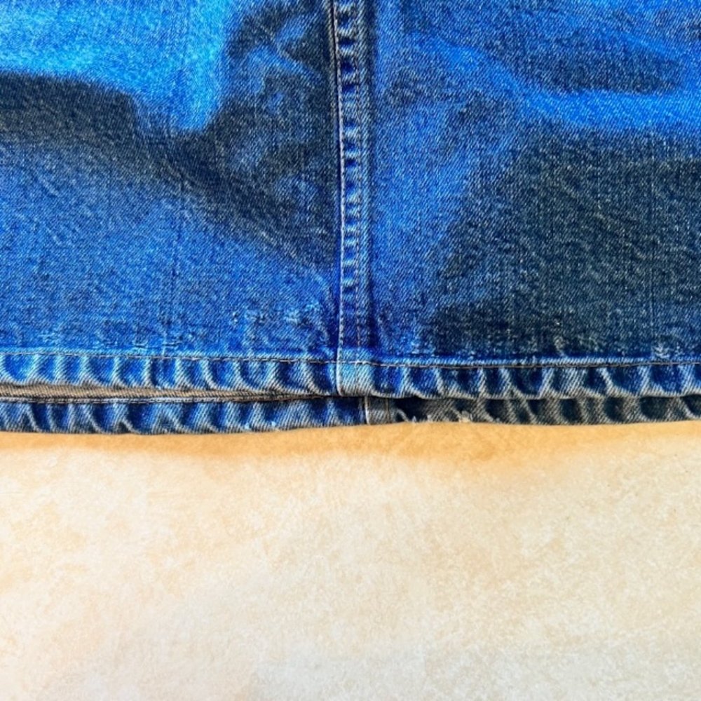 Vintage Marithe Francois Girbaud Denim Jean Skirt 7/8 - Picture 12 of 15